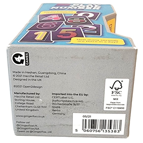 Play Your Number Family Trivia Card Game: Dial Up Some Fun by Ginger Fox NIB - Picture 6 of 8